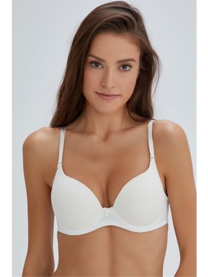 Eros ERSK110 Rose Kulaklı Boş Cup Tek Sütyen - Ekru