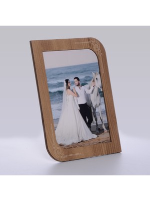 Ahşap Akasya Renk Resim Çerçeve 15*21
