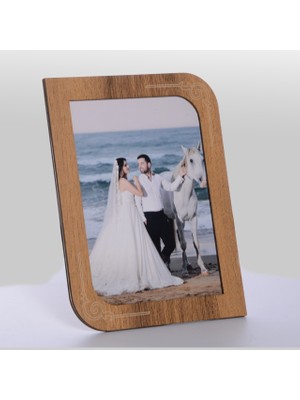 Ahşap Yerli Ceviz Rengi Resim Çerçeve 10*15