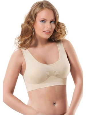 Nbb 2411 Kadın Dikişsiz Kaplı Spor Büstiyer