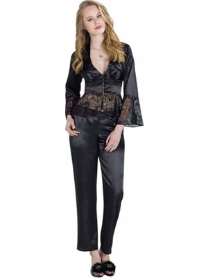 Pierre Cardin 1100 Pijama Takımı - Siyah