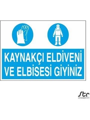 Technopa Kaynakçı Elbisesi ve Eldiveni Giyiniz 60 x 90 cm