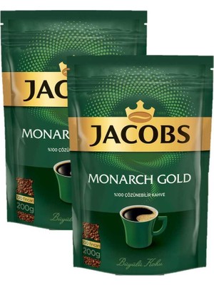 Jacobs Monarch Gold 200 gr 2 Adet Filtre Kahve Menşei: Türkiye Yoğun Aroma ile