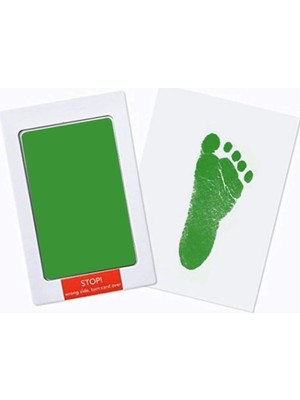 Technosmart Bebek El Ayak Izi Anı Seti Mürekkep Temassız Baskı Kiti Toksik Olmayan Yenidoğan Uyumlu