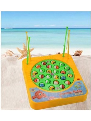 Webcenter Kırmızı Balık Kaç Kaç, Pilli Müzikli Balık Tutma Oyunu 24 Balık + 4 Adet Olta