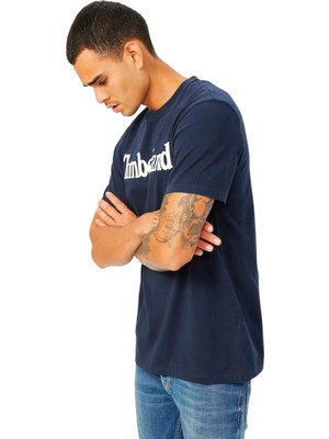 Timberland Kennebec Lınear Tee Lacivert Erkek T-Shirt TB0A2C314331