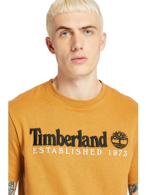 Timberland Ss Outdoor Heritage Linear Logo Tee Erkek Tişört