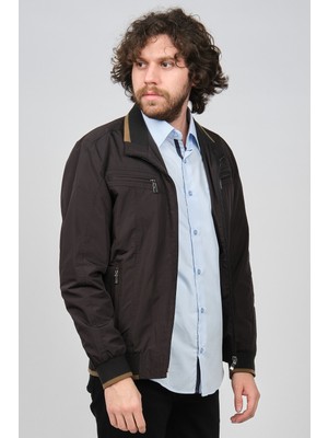 Daynax Erkek Fermuar Cepli Beli Lastikli Mevsimlik Mont 4921600 Siyah