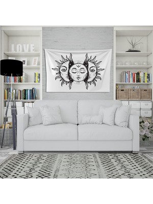 Vagonik Güneş ve Ay Duvar Örtüsü 70 x 100 cm