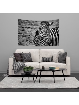 Vagonik Zebra Duvar Örtüsü Halısı 70 x 100 cm