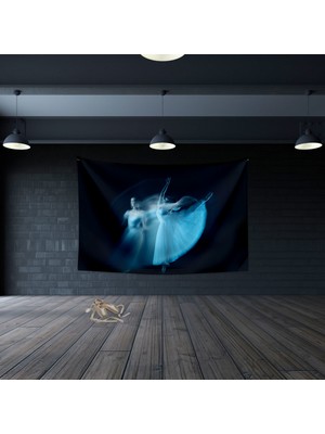 Vagonik Balerin Kadınlar Duvar Örtüsü Halısı 70 x 100 cm