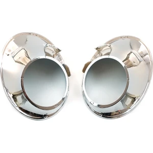 Bross Otomotiv  BSP687 Renault Megane MK3 İçin Sis Far Çerçeve Seti Nikelajlı 261521021R