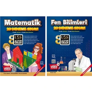8. Sınıf Matematik-Fen Deneme Seti