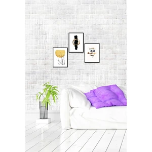 3 Parça Mdf Tablo Seti Çerçeve Görünümlü