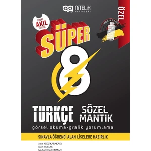 Nitelik Yayınları Yayınevi Süper Türkçe Sözel Mantık Görsel Okuma-Grafik Yorumlama Soru Kitabı - Ahsen Ataizi Karakaya