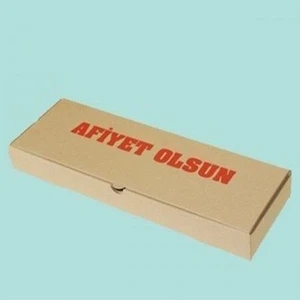 Pide Kutusu Oluklu (4cm) - 100'LÜ