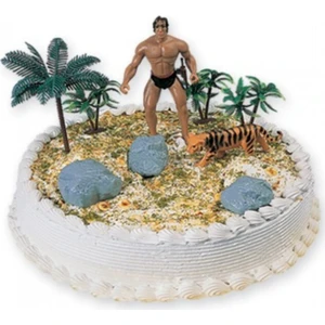 Dalkır Gıda Tarzan Oyuncak Set Doğum Günü Pasta Süsü - 5 Parça