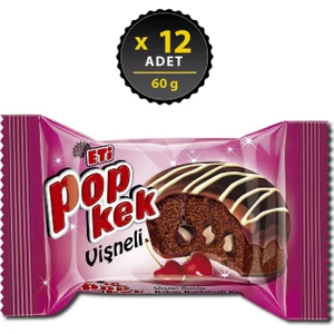Popkek Vişneli Kek 60 g x 12 Adet