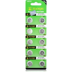 AG10 LR1130/389 Alkalin Düğme Pil 10'lu