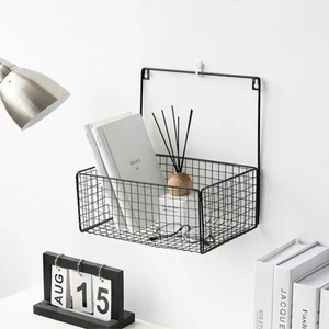 Wess Dizayn Metal Duvar Rafı Minimalist Kafes Tel Raf WD-109