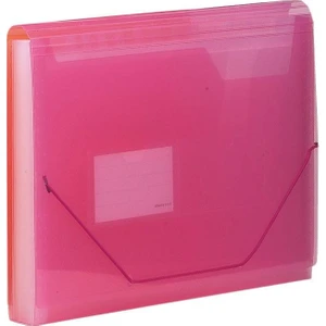 Evrak Dosyası Koruklu 13 Cep Lastikli Pembe F4302