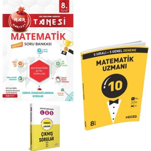 Nartest Yayınevi Nar Tanesi 8. Sınıf Matematik Altın Sorular ve Hız LGS Uzman Matematik Deneme + Çıkmış Sorular