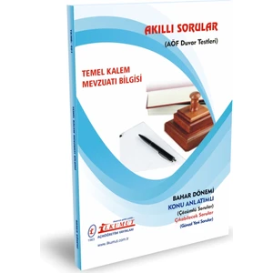 İlkumut Yayınları - Temel Kalem Mevzuatı Bilgisi