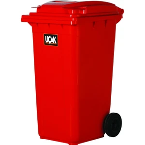 80 Lt Çöp Konteyneri Plastik Tekerlekli