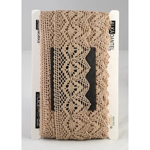 Alka Dantel 750 Pamuk Sütlü Kahve Kopanaki  10 mt