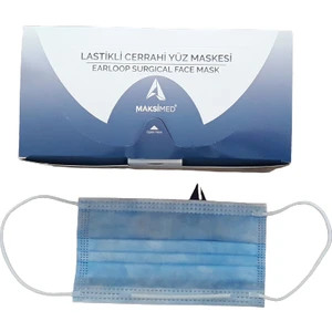 Ultrasonik Burun Telli Cerrahi Maske 50 Adet