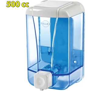 Şeffaf Mavi Sıvı Sabun Dispenseri Sabunluk 500 cc