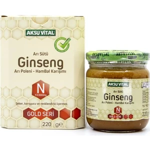 Aksu Vital Bal Polen Karışımlı N Vitaminli Ginsengli Arı Sütü 13.000 mg