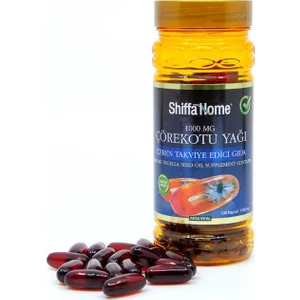 Shiffa Home Bitkisel Çörekotu Yağı Softjel 1000 mg Kapsül