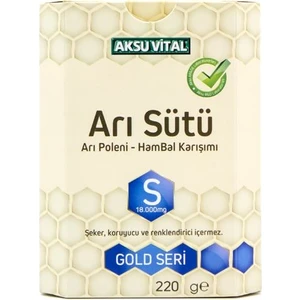 Aksu Vital S Vitaminli Ham Bal Polen Karışımı Yetişkin Arı Sütü 18.000 mg