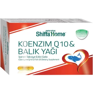 Aksu Vital Shiffa Home Koenzim Q10 Omega 3 Balık Yağı