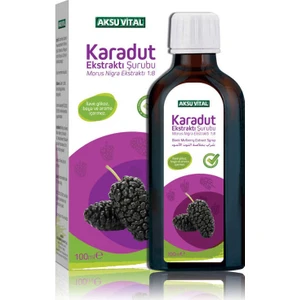 Aksu Vital Shiffa Home Bitkisel Karadut Ekstraktı 100 ml Şurup