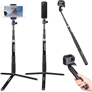 Smapole Q3S Monopod / Tripod (Cep Telefonu, Kompakt Kamera ve Gopro Uyumlu Monopod-Tripod)