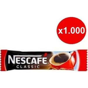 Classic Hazır Kahve 2 gr 200'LÜ 5 Paket x 1000 Adet (1 Koli)