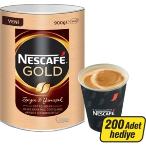 Nescafe Gold 900 gr + 200'LÜ 7 Oz Karton Bardak