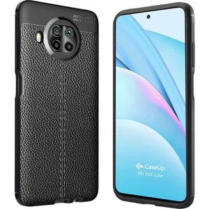Xiaomi Mi 10I - Mi 10T Lite Leather Tpu Silikon Kılıf - Siyah