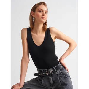 2604 Önü Arkası V Atlet-Siyah