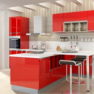 Baskı Madeni Parlak Kırmızı Kendinden Yapışkanlı Kaplama Folyosu 61CM x 3metre