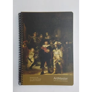 Çizgili Spiralli Defter Night Watch