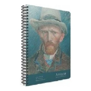 Kareli Spiralli Defter Van Gogh Otoportre