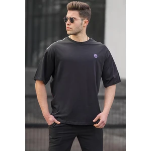 Siyah Oversize Erkek Tişört 5218