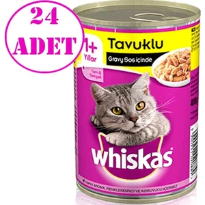 Tavuklu Konserve Kedi Maması 400 gr 24 Ad