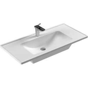 E.C.A Serel Star 46X100 cm Tezgah Etajerli Lavabo 3037TXS110H