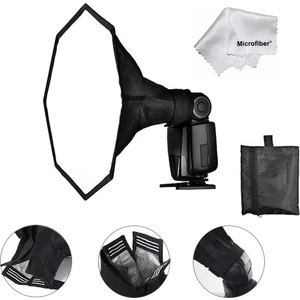 Tepe Kafa Flash Flaş Için 30CM Octagon Softbox Canon Nikon Yongnuo Pixel Godox
