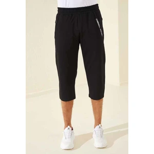 Tommy Life Siyah Erkek Ön Cep Detaylı Standart Kalıp Klasik Paça Kapri-83092_1