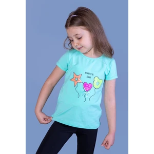 Toontoy Kız Çocuk Beautıful Today Baskılı Pul Işlemeli Tişört